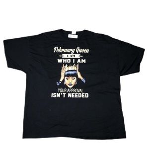 FEBRUARY QUEEN I AM WHO I AM TEE